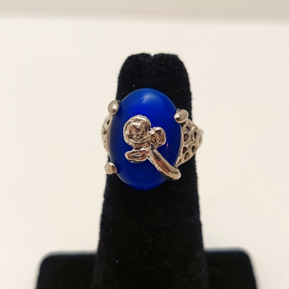 Fashion Jewelry Ring Size 5.5 Blue